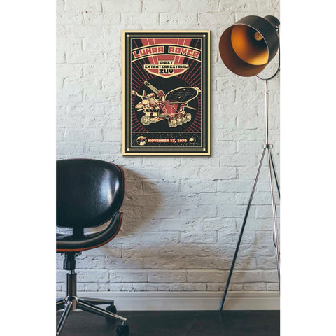 Image of 'Lunar Rover' Canvas Wall Art,18 x 26