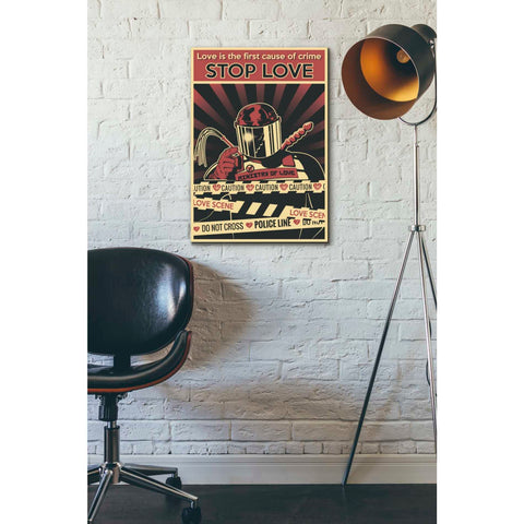 Image of 'Ministry of Love' Canvas Wall Art,18 x 26
