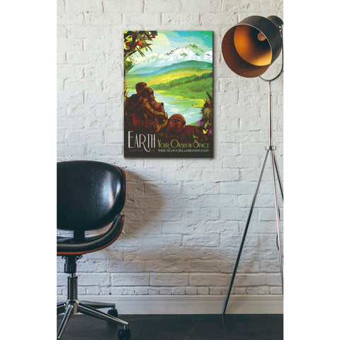 Image of 'Visions of the Future: Earth' Canvas Wall Art,18 x 26