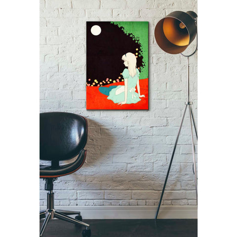 Image of 'Alice in the Moonlight' by Sai Tamiya, Canvas Wall Art,18 x 26