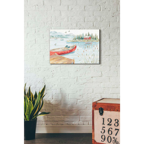Image of 'Lake Moments I' by Daphne Brissonet, Canvas Wall Art,18 x 26