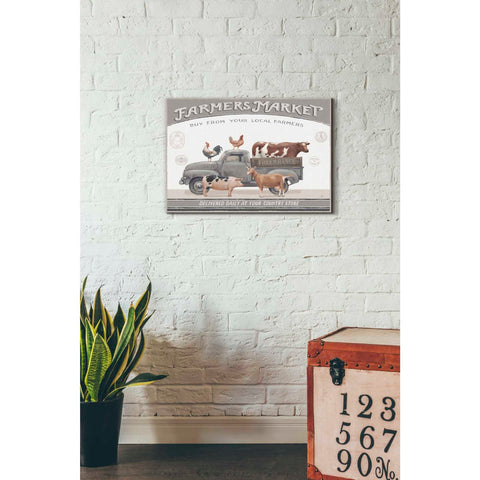 Image of 'Vintage Farm I v2' by Daphne Brissonet, Canvas Wall Art,18 x 26