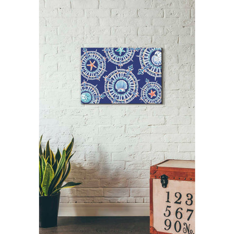 Image of 'Maritime XIV' by Daphne Brissonet, Canvas Wall Art,18 x 26