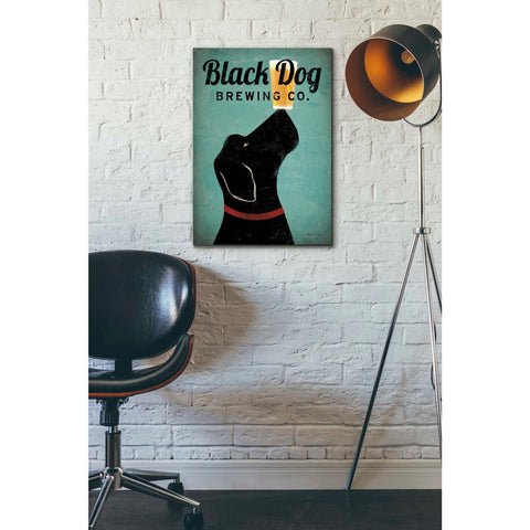 Image of 'Black Dog Brewing Co v2' by Ryan Fowler, Canvas Wall Art,18 x 26