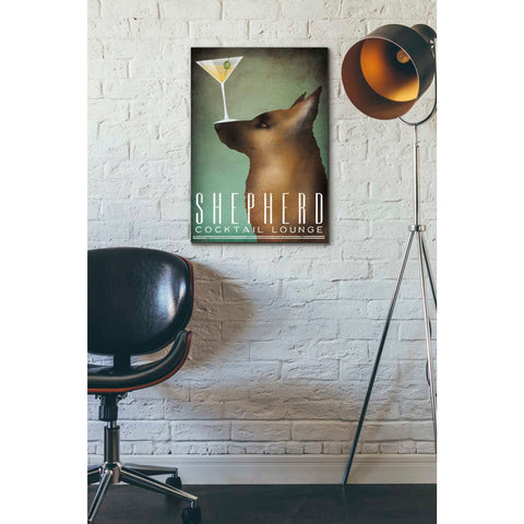 Image of 'Shepherd Martini' by Ryan Fowler, Canvas Wall Art,18 x 26