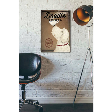 Image of 'Doodle Coffee' by Ryan Fowler, Canvas Wall Art,18 x 26