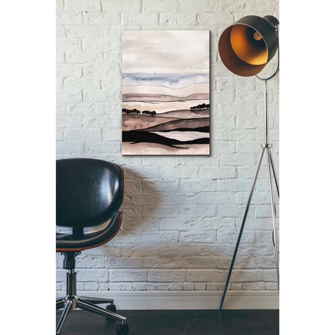 Image of 'Watercolor Strata I' by Grace Popp Canvas Wall Art,18 x 26