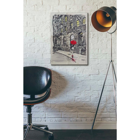 Image of 'Burrough Walk' by Loui Jover, Canvas Wall Art,18 x 26