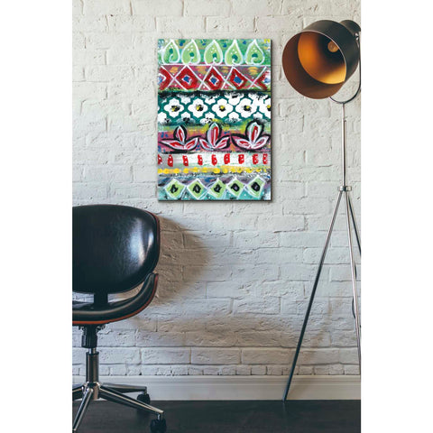 Image of 'Pattern Painting II' by Linda Woods, Canvas Wall Art,18 x 26