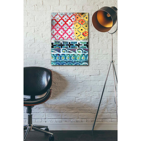 Image of 'Pattern Painting VI' by Linda Woods, Canvas Wall Art,18 x 26