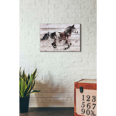 Image of 'Running Arabian Horse' by Irena Orlov, Canvas Wall Art,26 x 18