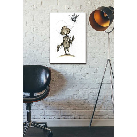Image of 'Ink Bot 1.0' by Craig Snodgrass, Canvas Wall Art,18 x 26
