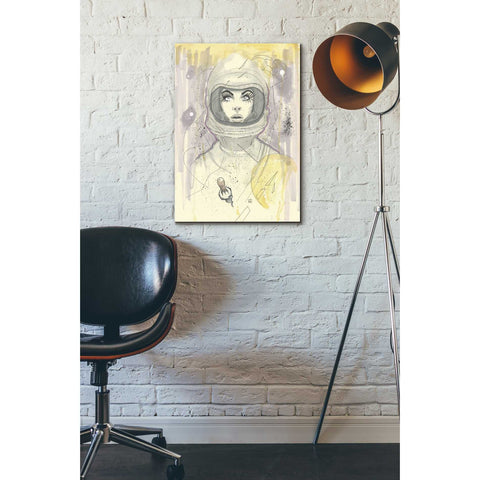Image of 'Space Queen Gold' by Craig Snodgrass, Canvas Wall Art,18 x 26