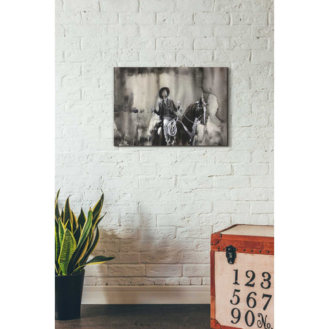 Image of 'Wrangle' by Oscar Alvarez Pardo, Canvas Wall Art,18 x 26