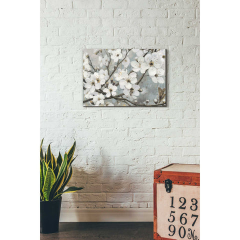 Image of 'Cherry Blossoms I BLUE' by James Wiens, Canvas Wall Art,18 x 26