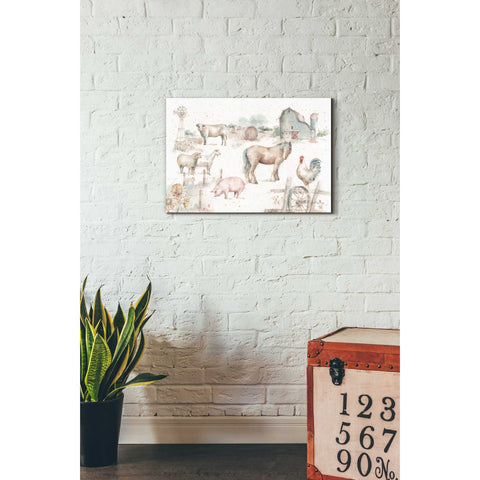 Image of 'Farm Friends XIII' by Lisa Audit, Canvas Wall Art,,18 x 26