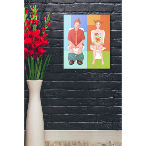 Image of 'Boy Meets Girl' by Sai Tamiya, Canvas Wall Art,20 x 24