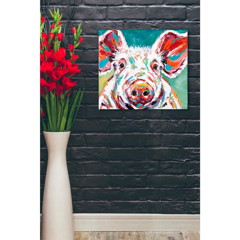 Image of 'Piggy II' by Carolee Vitaletti Canvas Wall Art,24 x 20