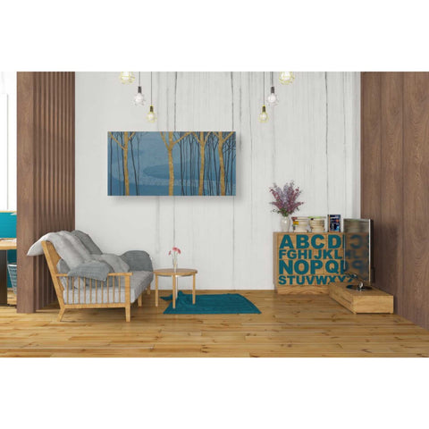 Image of 'Katonah Gold' by Kathrine Lovell, Canvas Wall Art,40 x 20