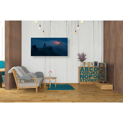 Image of 'Fog Rolls In' by Larry Malvin, Canvas Wall Art,20 x 40