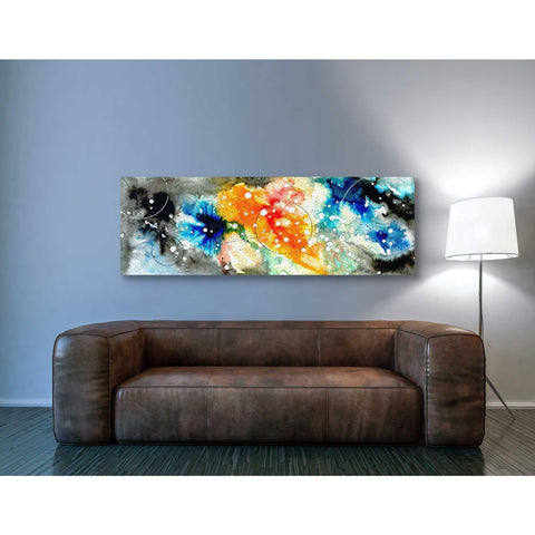 Image of 'Watercolor Nebula 1.0' by Craig Snodgrass, Canvas Wall Art,20 x 60