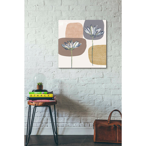 Image of 'Soft Floral I' by Linda Woods, Canvas Wall Art,26 x 26