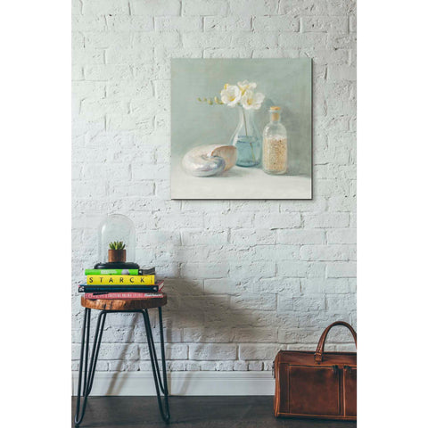 Image of 'Freesia Spa' by Danhui Nai, Canvas Wall Art,26 x 26