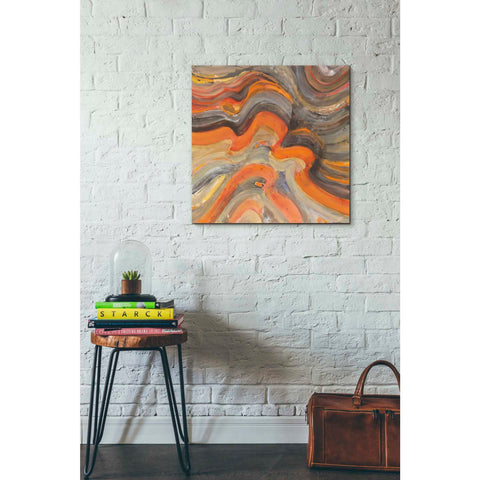 Image of 'Floating Lava' by Albena Hristova, Canvas Wall Art,26 x 26