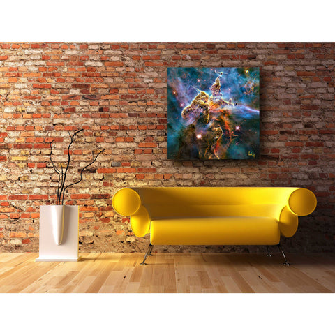 Image of 'Mystic Mountain' Hubble Space Telescope Canvas Wall Art,26 x 26