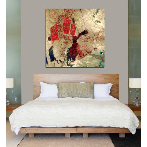 Image of 'Earth As Art: Sloppy Paint Job' Canvas Wall Art,26 x 26