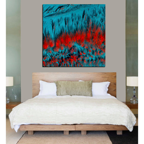 Image of 'Earth As Art: Eerie Cloud Shadows' Canvas Wall Art,26 x 26