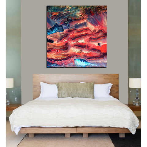 Image of 'Earth As Art: Faults' Canvas Wall Art,26 x 26