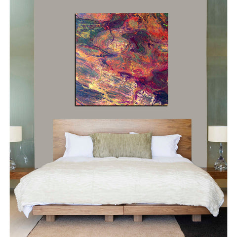 Image of 'Earth As Art: Australian Iron' Canvas Wall Art,26 x 26