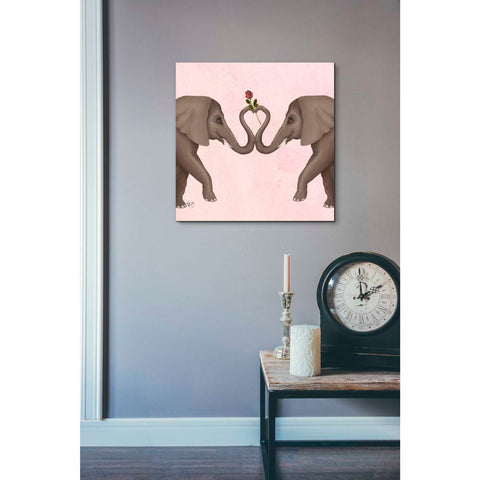 Image of 'Love is in the Air Collection C' by Fab Funky Giclee Canvas Wall Art
