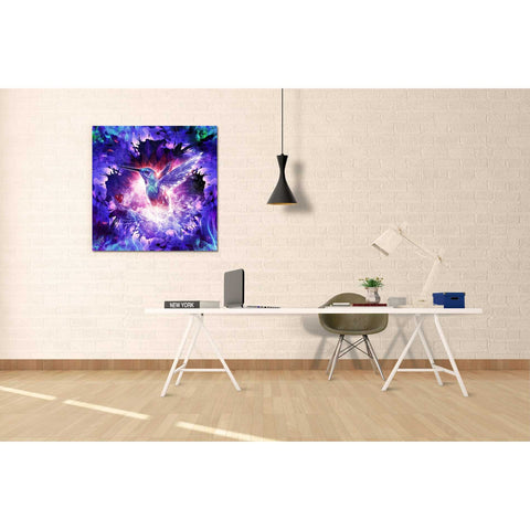 Image of 'Hummingbird Love' by Cameron Gray, Canvas Wall Art,26 x 26