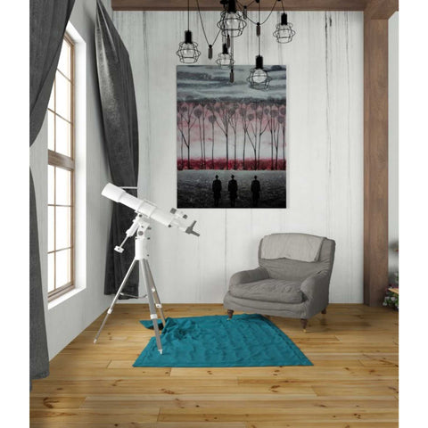 Image of 'SILENT SUITS' by DB Waterman, Giclee Canvas Wall Art