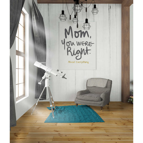 Image of 'Right Mom' by Linda Woods, Canvas Wall Art,26 x 34