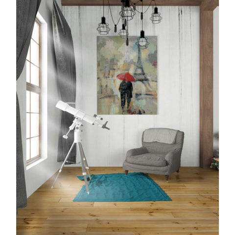 Image of 'Rain in the City II' by Silvia Vassileva, Canvas Wall Art,26 x 34