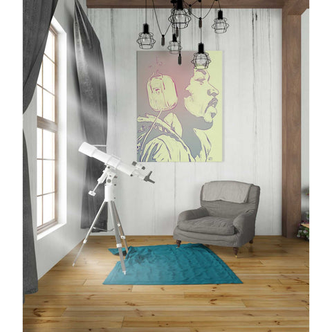 Image of 'Jimi Hendrix' by Giuseppe Cristiano, Canvas Wall Art,26 x 34