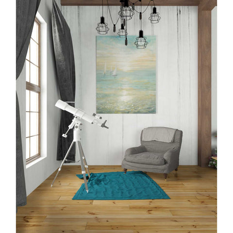 Image of 'Sunrise Sailboats I' by Danhui Nai, Canvas Wall Art,26 x 34