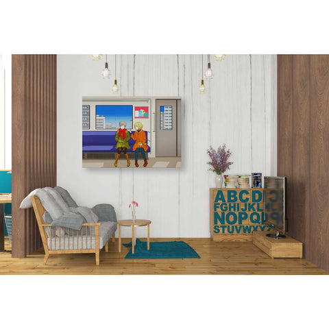 Image of 'Hidamari' by Sai Tamiya, Canvas Wall Art,34 x 26