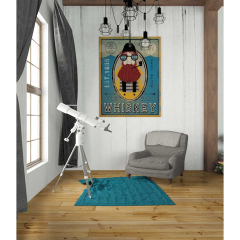 Image of 'Fisherman IV Old Salt Whiskey' by Ryan Fowler, Canvas Wall Art,26 x 34