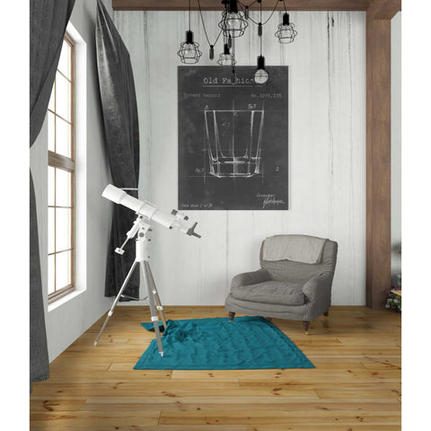 Image of 'Barware Blueprint I' by Ethan Harper Canvas Wall Art,26 x 34