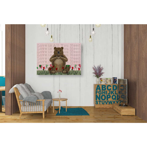 Image of 'Love is in the Air Collection A' by Fab Funky Giclee Canvas Wall Art