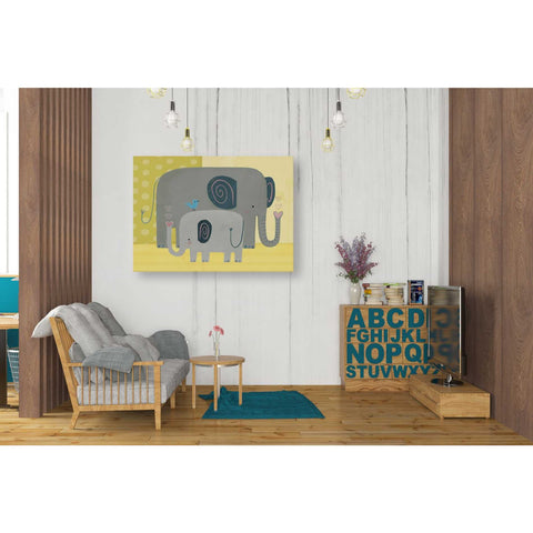 Image of 'Mama and Me Collection A' by Victoria Borges Canvas Wall Art,34 x 26