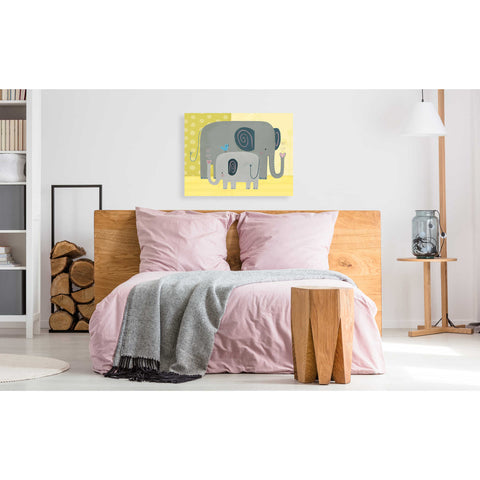 Image of 'Mama and Me Collection A' by Victoria Borges Canvas Wall Art,34 x 26