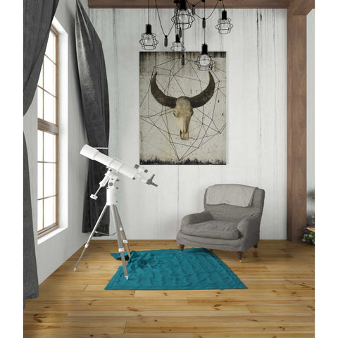 Image of 'Buffalo Skull' by Irena Orlov, Canvas Wall Art,26 x 34