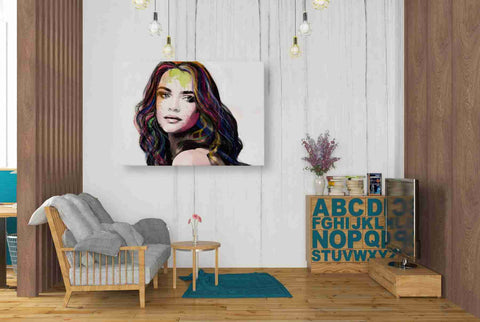 Image of 'Girl in Colour' by Karen Smith, Canvas Wall Art,34x26