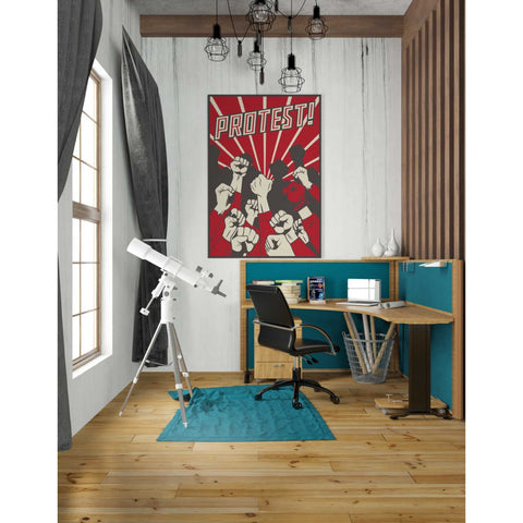 Image of 'Protest' Canvas Wall Art,26x40