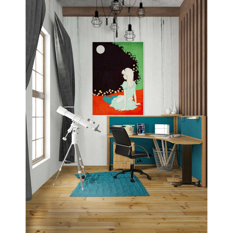 Image of 'Alice in the Moonlight' by Sai Tamiya, Canvas Wall Art,26 x 40